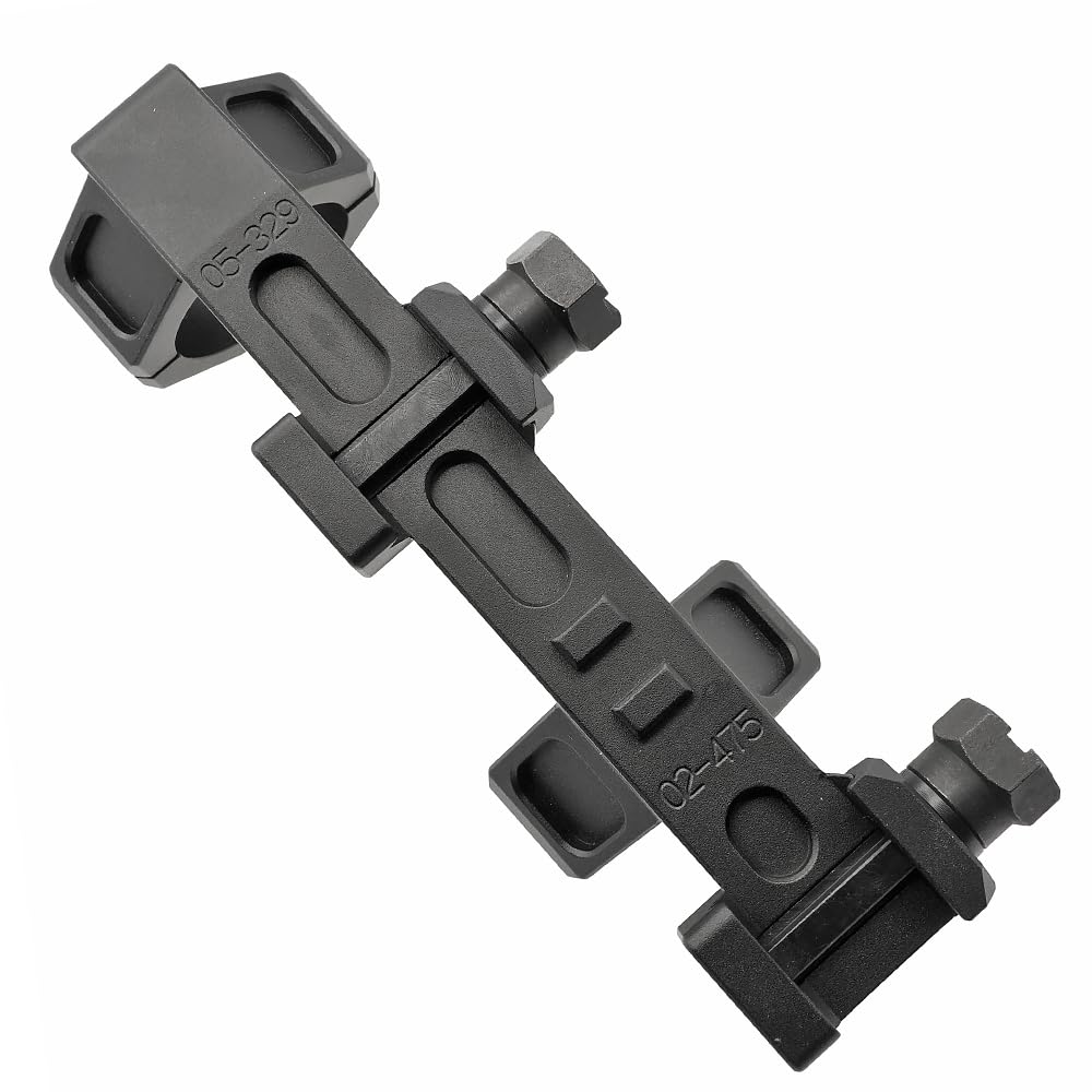 Ryohinbuhin Evolution Gear 30mm Diameter Scope Mount Geissley AR15 Super Precision 1.54 Inch Replica 20mm Rail Hard Anodized BK Black