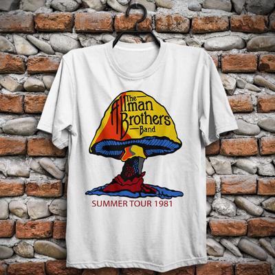 The Allman Brothers Band Zomertour 1981 Retro T-shirt Duane Allman Gregg Allman