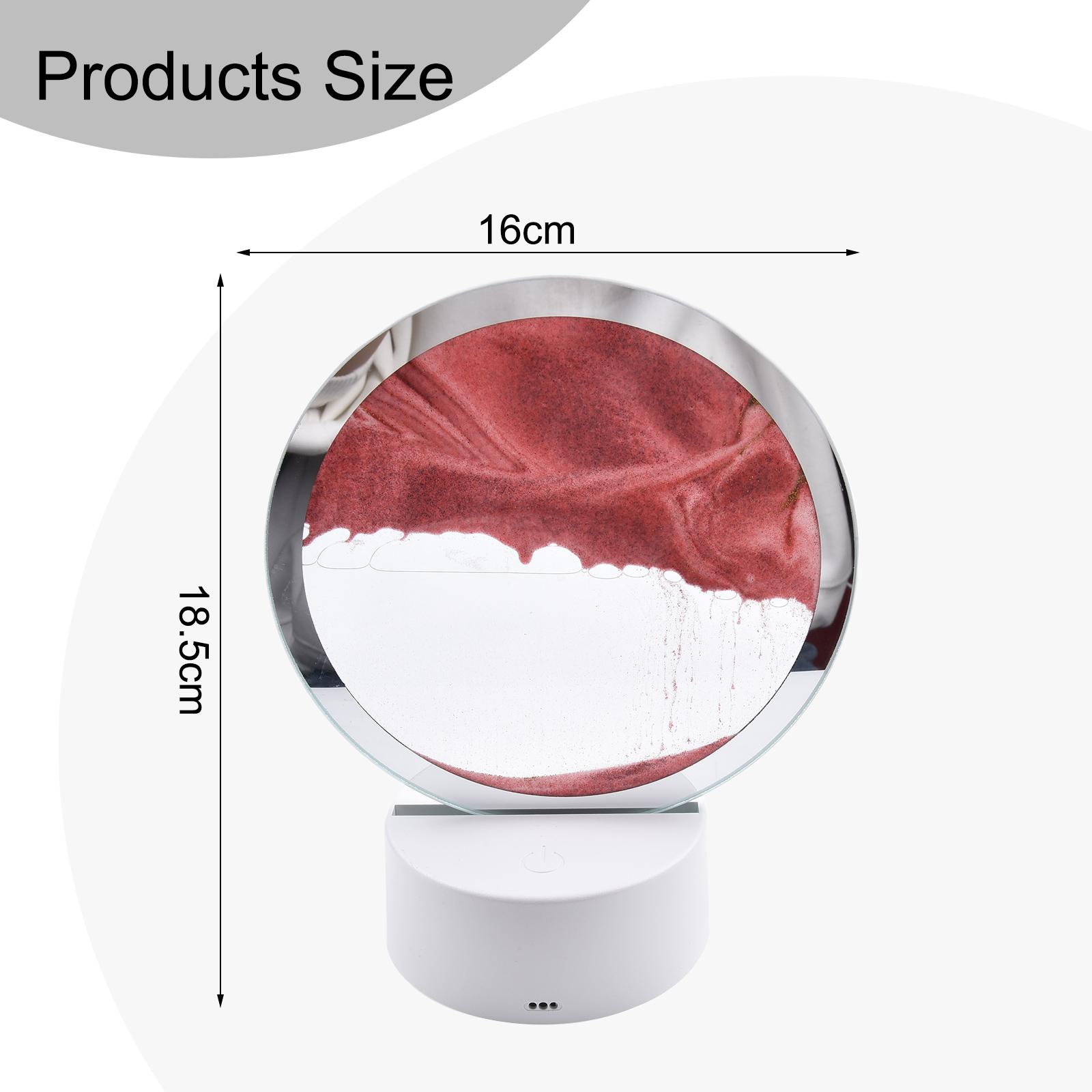 

Движущийся песок зыбучие пески настольная лампа динамическая песчаная живопись песочное стекло пейзаж натуральный для украшения гостиной фиолетовый