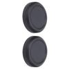 2PCS Lens Rear Caps ABS Plastic Snap On Lens Back Cover Replacement for GFX Series SLR Cameras