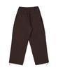 MAKEITTO Two Tuck Wide Parachute Cargo Pants_Brown