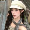 Japanese Simple Beret Women's Spring and Autumn Versatile Face Small Octagonal Hat Literary Niche Style Hat