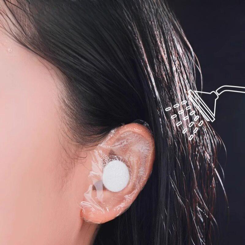Waterproof Ear Patches for Swimming and Bathing, Adhesive Ear Protectors for Kids and Adults, 20 Pcs Per Pack