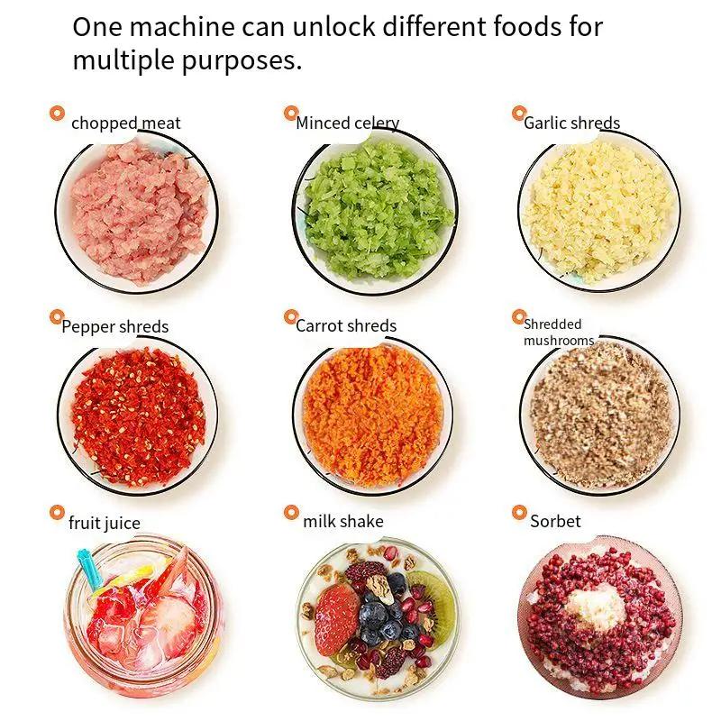 For Meat And Juice Grinder Household Cooking  Baby Food Kitchen Supplement Machine