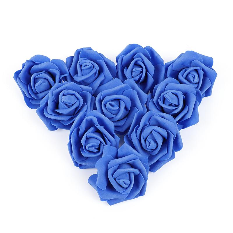 10-30pcs 6.5CM Rose Flower Head Artificial Foam Rose for Wedding Bride Bouquet Home Decoration Birthday Party DIY Gift Crafts