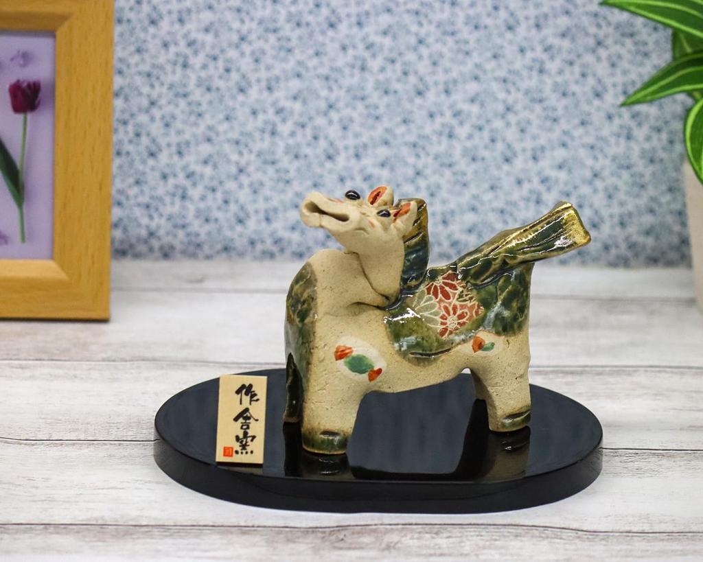Craftsman House 2026 Zodiac Year of the Horse Horse Tatara Decoration Oribe (Reiwa 8) (Medium)