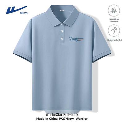 Men's Ice Silk Loose Fit Polo Shirt