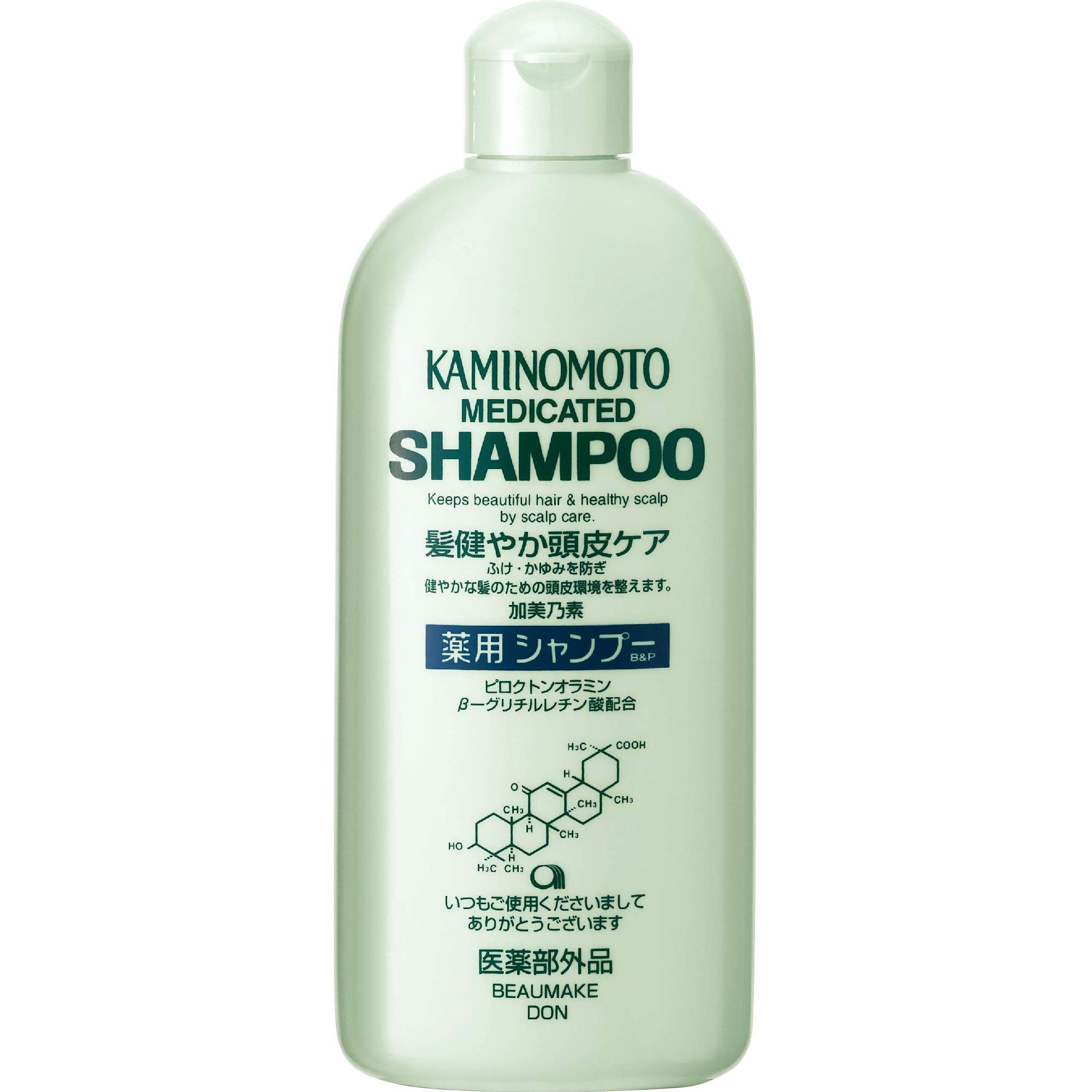 Medicated Shampoo B&P 300mL Dandruff, Itching, Pore Refreshing Kaminomoto Herbal Green Fragrance (Quasi-drug)