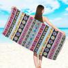 1pc Bohemian beach towel, ultra-fine fiber quick drying beach towel, multifunctional beach towel for beach swimming and vacation