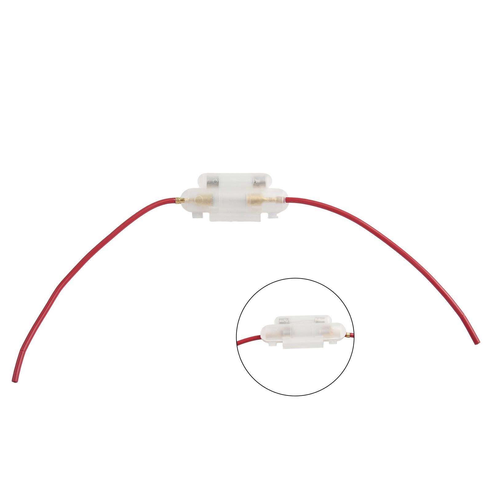 

Блок предохранителей для скутера Длина провода предохранителя для скутера 230 мм 1 шт. 30 мм двойной провод