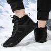 High-top Snow Boots Plush Winter Outdoor Sneakers Anti-slip Hiking Sports Shoes Warm Ankle Boots Cotton Shoes Size 27-47