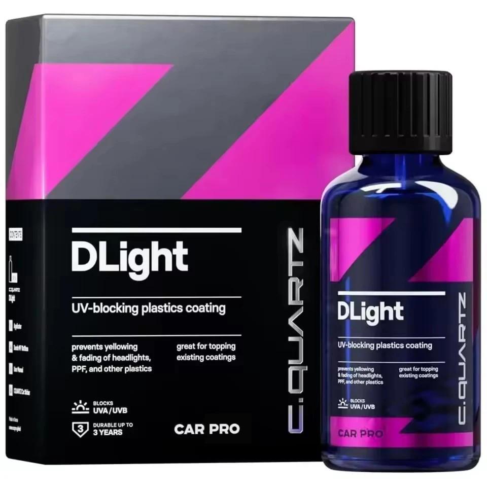 

For Car Pro CQUARTZ DLight UV Ceramic Headlight Coating Long-Lasting Protection Coating for Car Care Headlights and PPF Plastics 30ml