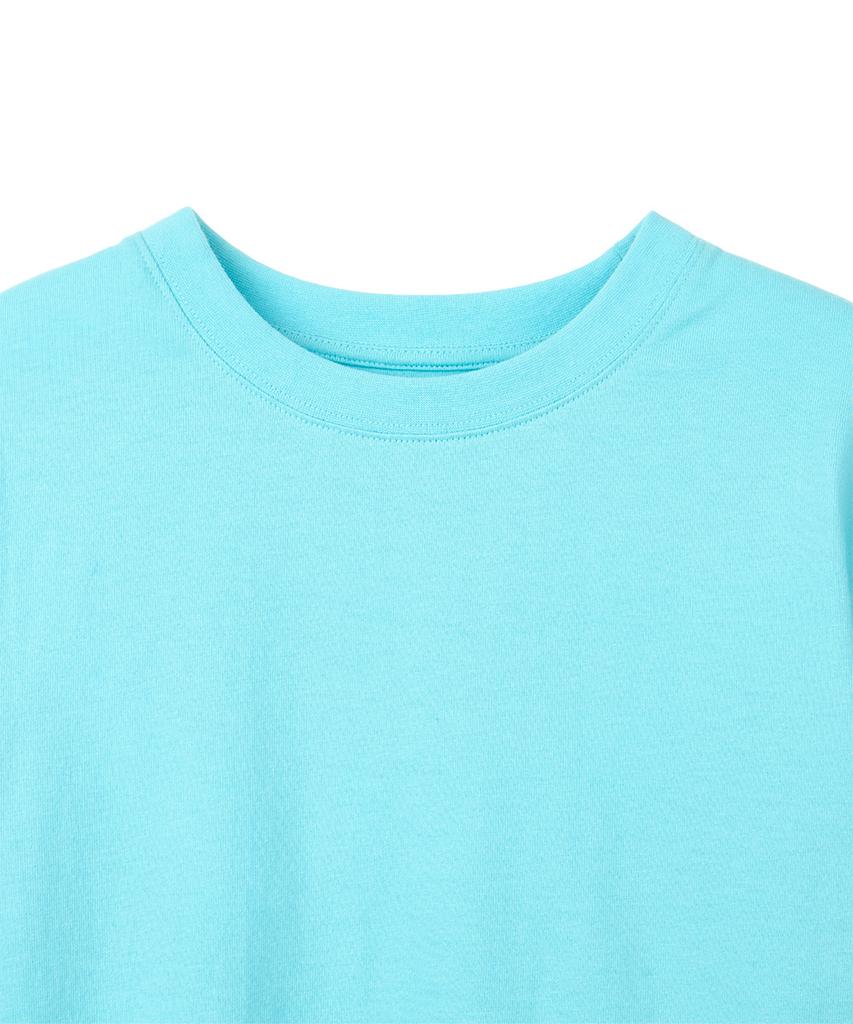 Dandel Dd Asym Side Rib Tee (Mint Blue)