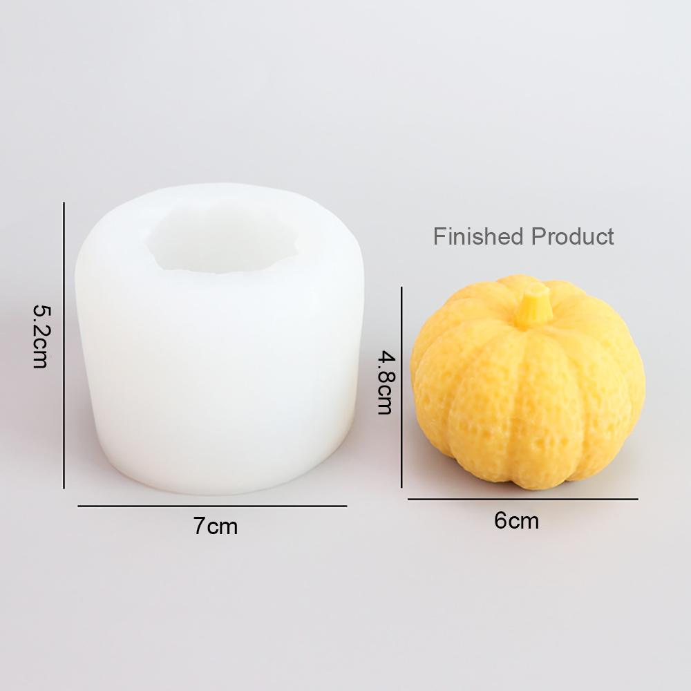 Silikonwelt 3D Kürbis Kerze Silikonform Schokoladenkuchen Backform Harz Epoxid Aromatherapie Gips Handgemachte DIY Form
