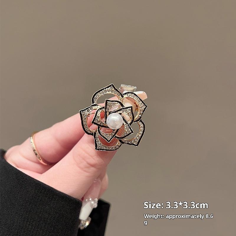 1 Τμχ Εξαιρετική Ρητίνη Στρας Γαλλική Μπρόшь Γυναικεία Κομψή Μπρόшь Καμέλιας Για Καθημερινή Φορεσιά Συμπόσιου Αξεσουάρ Καρφίτσα Κοστουμιού