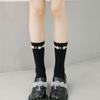 Simple Pearl Knee High Socks Cotton Calf Socks Sweet Knee High Stockings Lolitas Princess Socks for Womens Girls Gifts