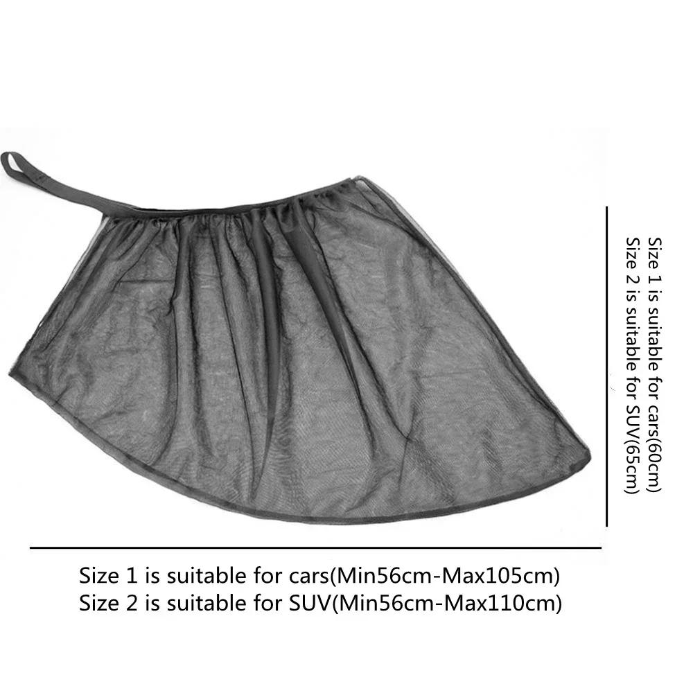 2 SZT. Zasłonki przeciwsłoneczne do samochodu Uniwersalne osłony na boczne szyby Zasłonki do SUV-a Ochrona Odstraszacz Siatka przeciw komarom Akcesoria przeciwsłoneczne