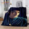 3D HD Bruno Mars Sänger Star Weiche Plüschdecke, Flanelldecke Überwurfdecke für Wohnzimmer Schlafzimmer Bett Sofa Picknick Abdeckung Kinder