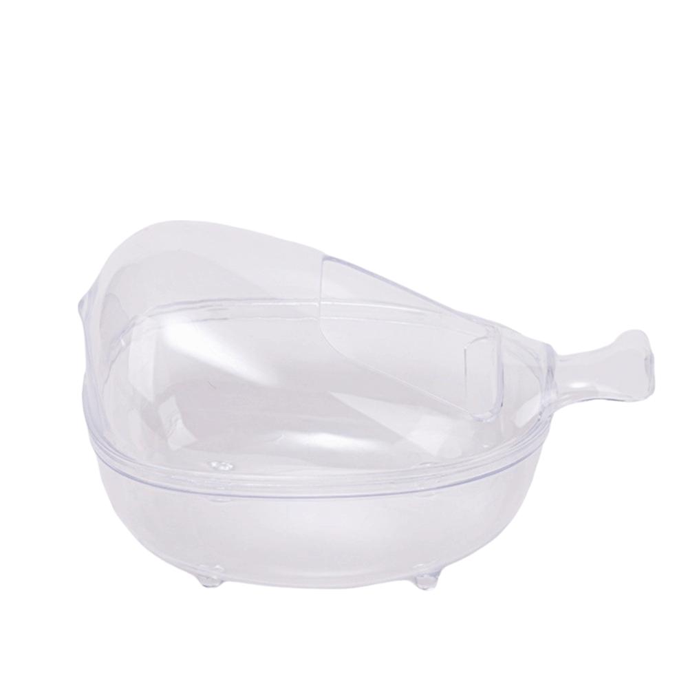 Transparent View Hamster Bathtub Large Space Hamster Sand Bathroom  for Hamster Squirrel Gerbille
