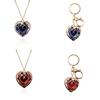 Of The Legend Zelda Hollow Out Heart Shaped Crystal Necklace For Cosplay Anime
