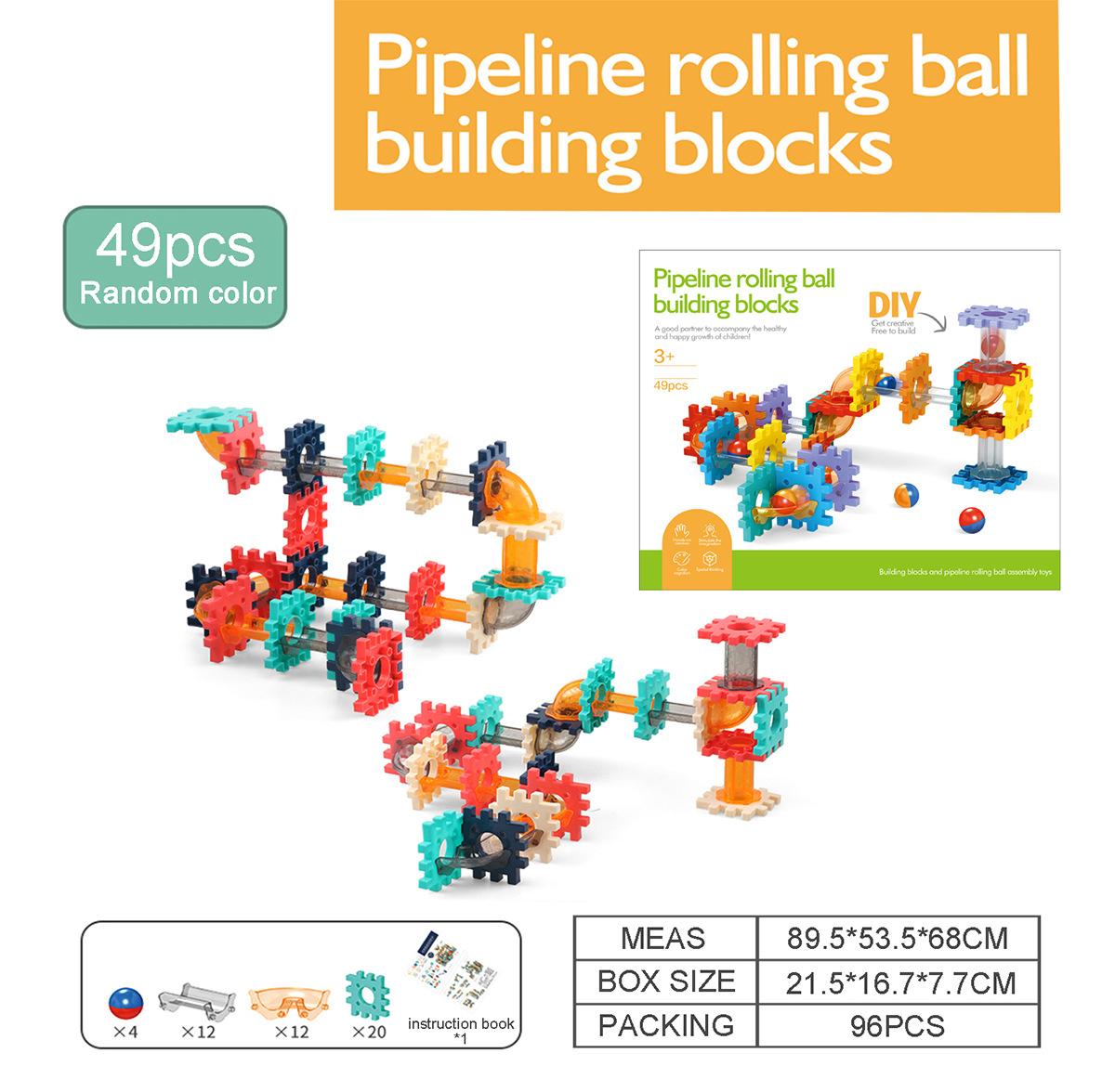 

Сделай сам Трекбол Конструктор Пазл Сборная Игрушка, Игрушка для Упражнения Концентрации для Детского Сада