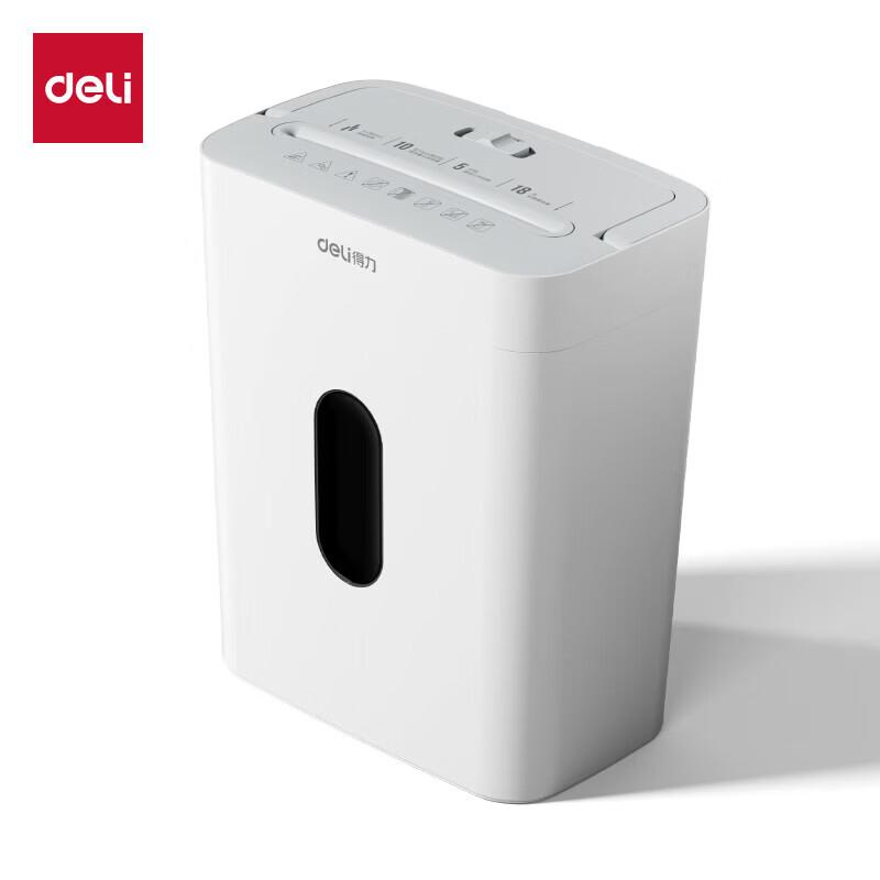 Deli GA160 10-Sheet P-4 Cross-Cut Paper Shredder CN plug (adapter included)