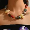 Bohemia Stone Choker Necklace for Women To Wear On Vacation Stages and Music Festivals Fashion Neck Jewelry Hot Sale Party Gift