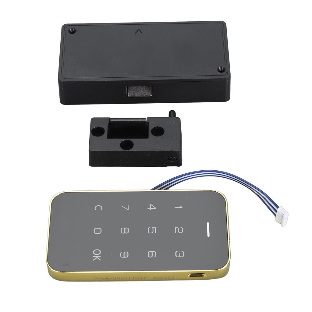 Digitales elektronisches Zahlenschloss Sicheres Touchscreen-Passwortschloss für Schrank Briefkasten Akte Sauna