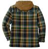 Men's Autumn/Winter Plaid Hooded Cotton Jacket 