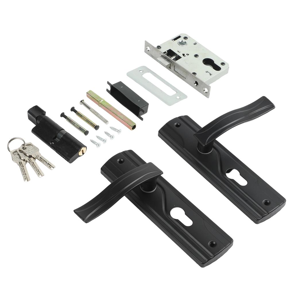 Bedroom Set Door Handle Lock Manganese Steel Silent Bearing