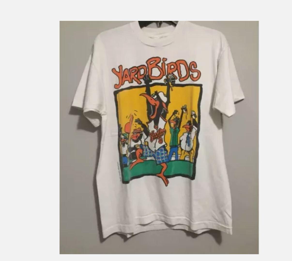 Черная футболка унисекс Orioles Yard Birds 90-х S