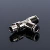 All-Copper High-Temperature T-Type Three-Way Side Thread Pneumatic Connector TKC-PD 4 6 8-02 03 04