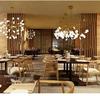 Firefly Branch Nordic Chandelier: Modern Minimalist Lighting for Living Rooms, Restaurants, and Bedrooms