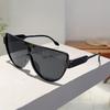 Semi-round Sunglasses Women Fashion Oversized Monoblock Casual Shades Ins Trendy Design Korean Style Outdoor Sun Glasses