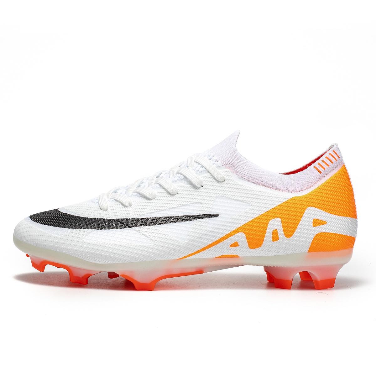 

New Men Football Boots Match Indoor Breathable Long Spikes Ultralight Grass Cleats Soccer Shoes Sneakers Training 42