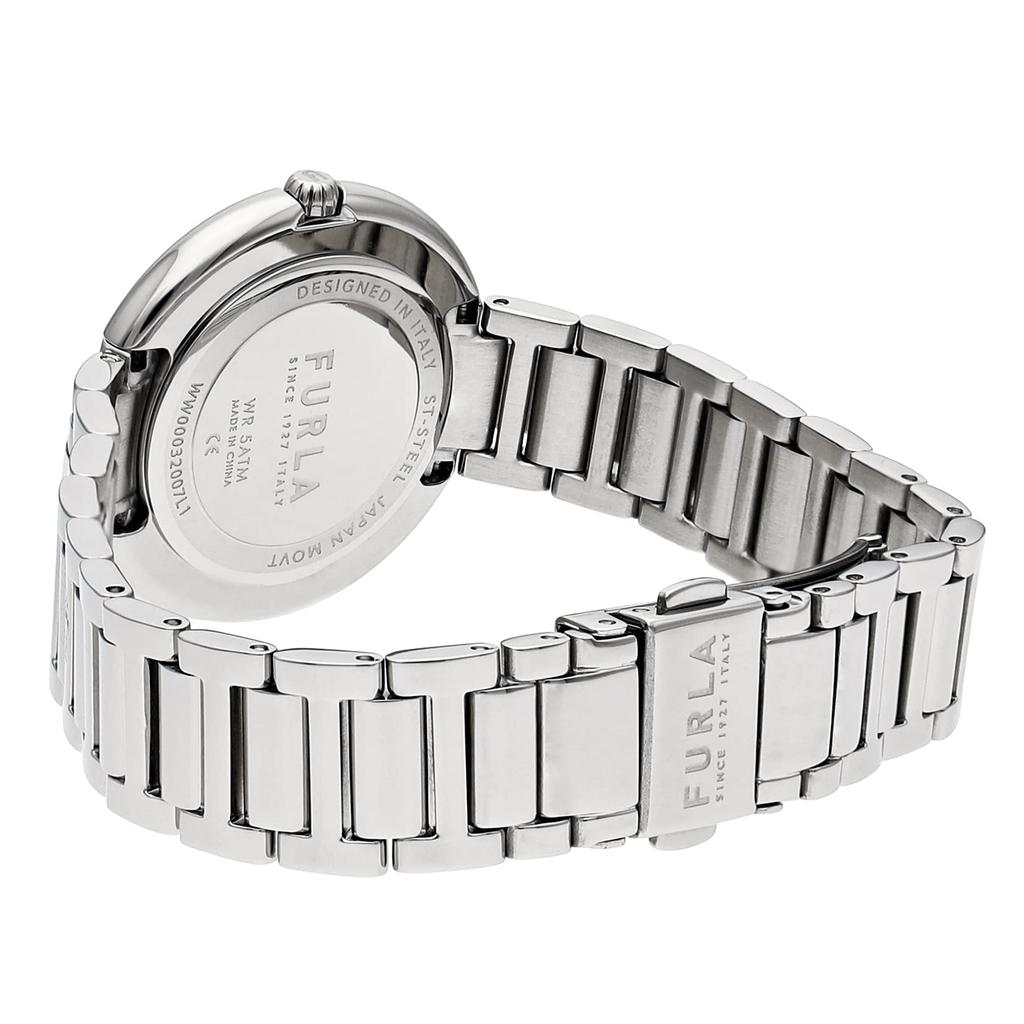 Watch FURLA ICONSHAPE Silver Dial Stainless Steel Quartz Watch Jewelry Accessory WW00032007L1 [Furla] 29.5MM Women's [Item]