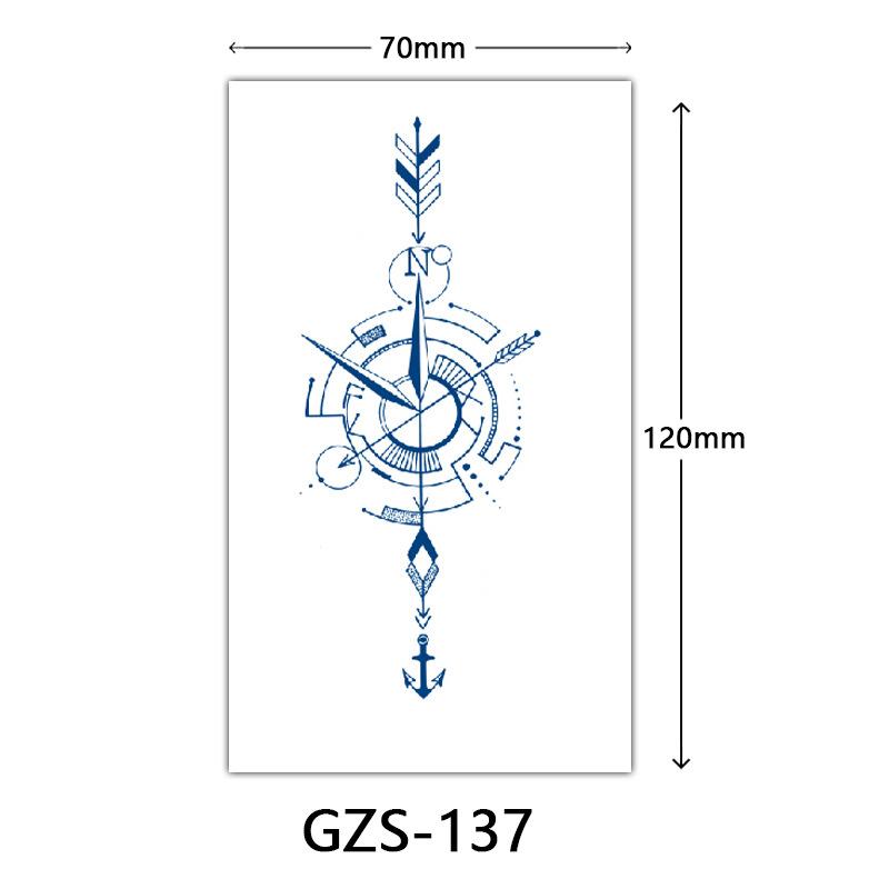 Herbal Juice Tattoo Sticker, Back Of Hand Juice Semi-Permanent Tattoo Sticker, Sweat-Proof Tattoo