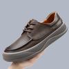 Hollow men's shoes, genuine leather thick-soled breathable casual leather shoes, men's shoes, encrypted order