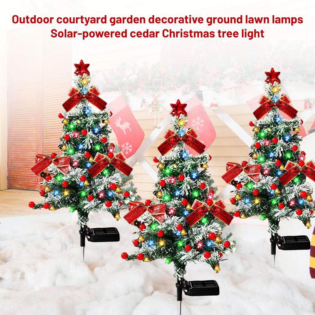 Solar Christmas Tree Lights, 40LED-Lights Solar  Christmas Lights, Outdoor Garden Decoration Light, Solar Christmas Decorations, For Patio