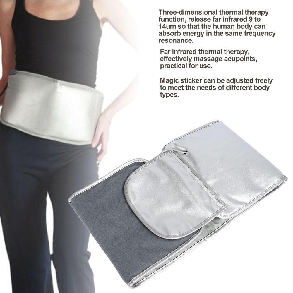 Infrared Heating Sauna Belt Detoxification Body Shaping Waist Belt Fitness Device (US Plug)