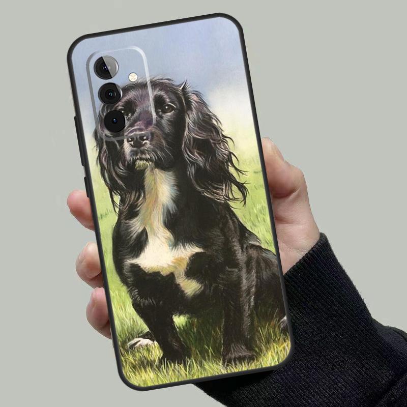 Cartoon Cocker Spaniel Case For Samsung Galaxy A55 A35 A15 A52 A32 A12 A16 A26 A36 A56 A53 A33 A13 A14 A34 A54 A17