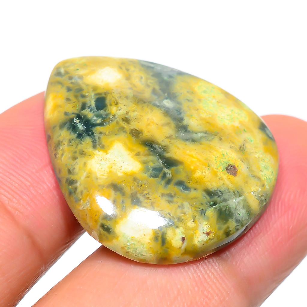 Ocean Jasper 2.6x2.9mm Natural Cabochon Fine Loose 30.1Cts. h0u59