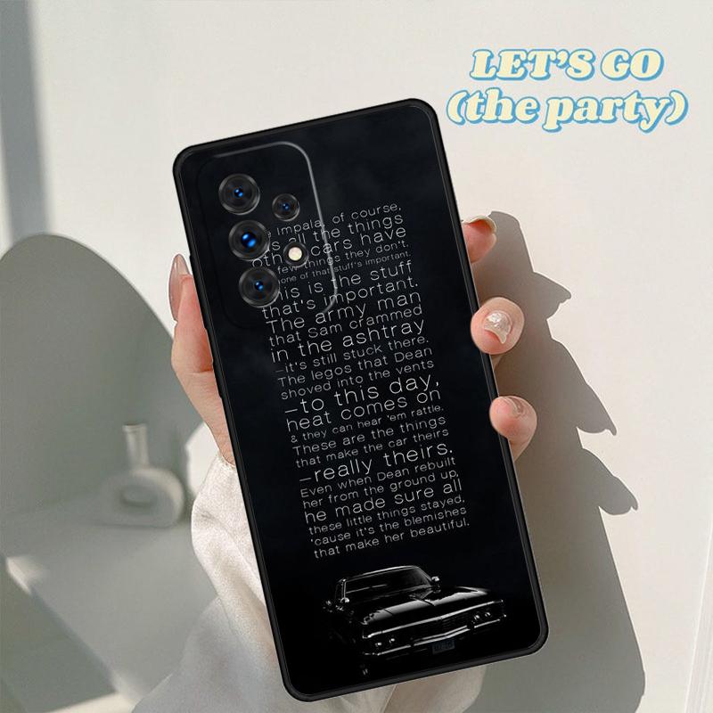Supernatural SPN Dean Sam phone case For Samsung Galaxy A42 A31 A40 A51 A71 A32 A80 A91 A52 A72 A20e A21S A50 A70 A11 A12 Cover