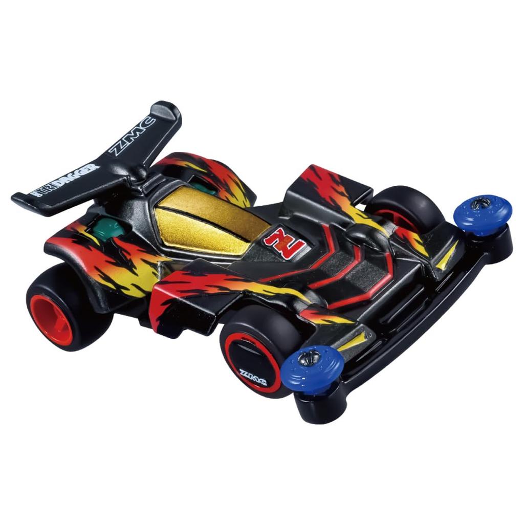 TAKARA TOMY Tomica Premium Unlimited Bakusou Kyodai Let's & Go!! Mini 4WD Neo Tridagger ZMC Miniature Car Toy for Ages 6 and Up