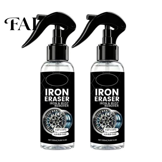 Iron Particle Remover Spray for Cars, Rust Wheels Brake Dust, Eraser 120ml Metal Cleaner Auto Paint, Fast Dissolve Stain Car Paint