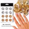 Nail Art Ultra Thin Gold Silver Tin Foil 12 Grid Nail Art Gold Silver Foil Color Tin Foil Set