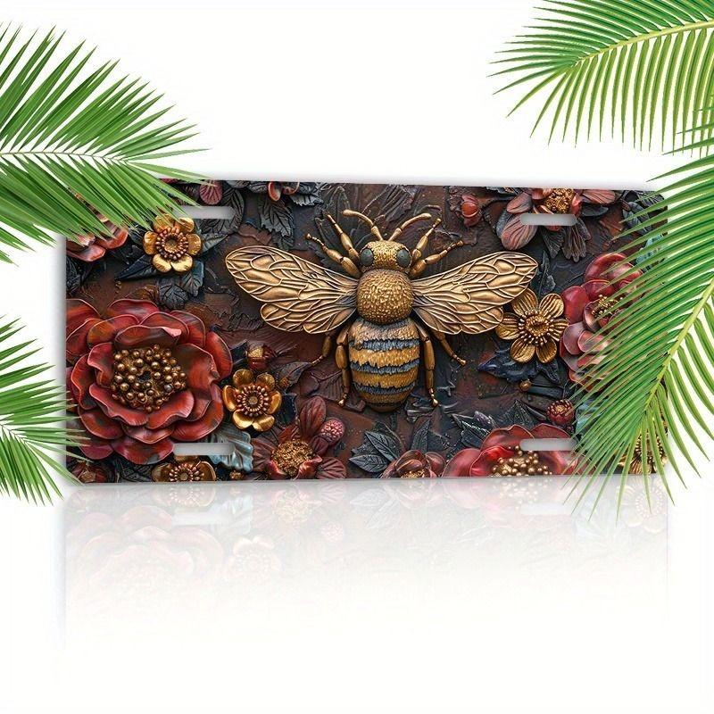 Souvenir Metal License Plate, Custom Auto Sign 15x30cm