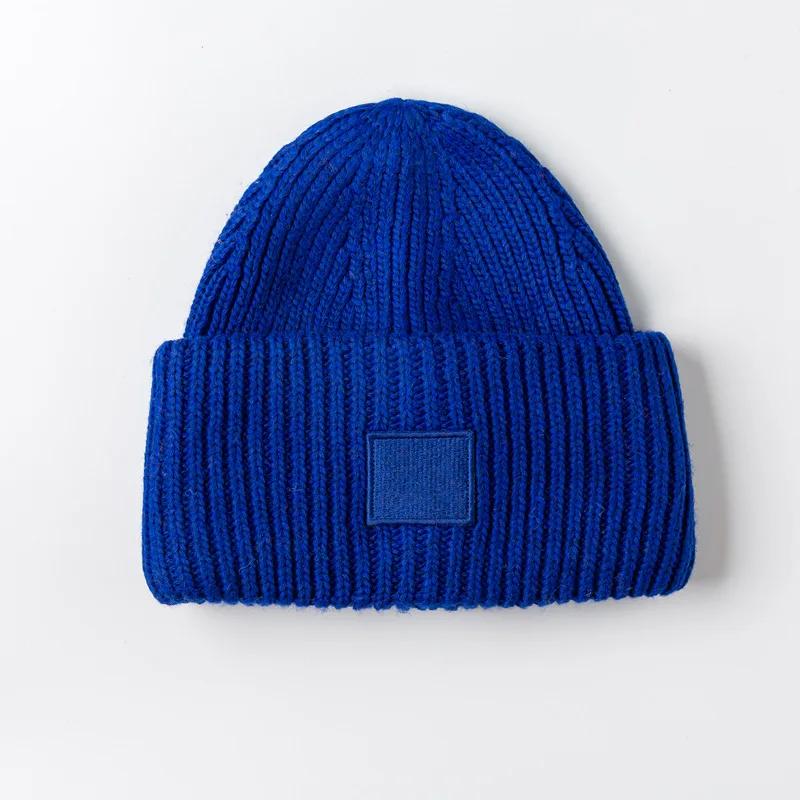 

Парная зимняя шапка из толстой шерсти высокого качества с изображением улыбающегося лица для мужчин и женщин, парная зимняя теплая вязаная шапка с загнутым краем One Size