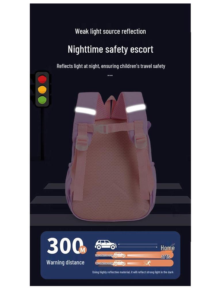 Kuromi Leichter Kindergartenrucksack für Mädchen - Schulterstütze, Niedliches Cartoon-Design, Neuer Stil