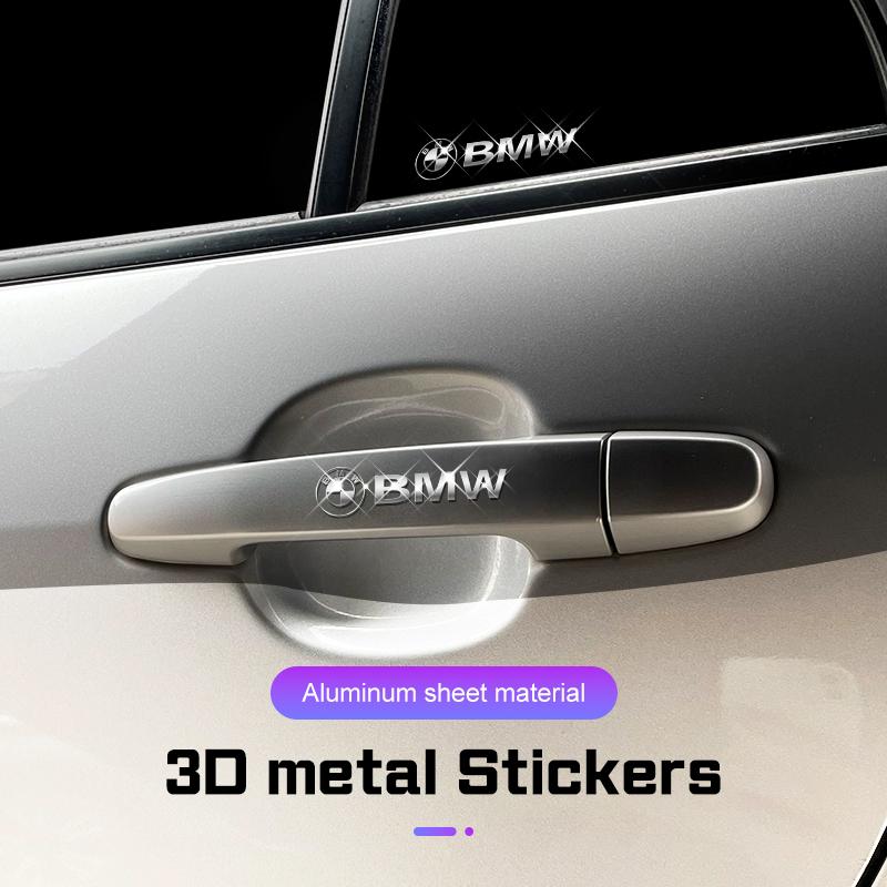 3D Car Stickers Car Interior Decals For BMW X1 X2 X3 X5 X6 X7 1 3 5 6 7 Series F40 E90 G20 G30 G11Car Reflective Window Sticker